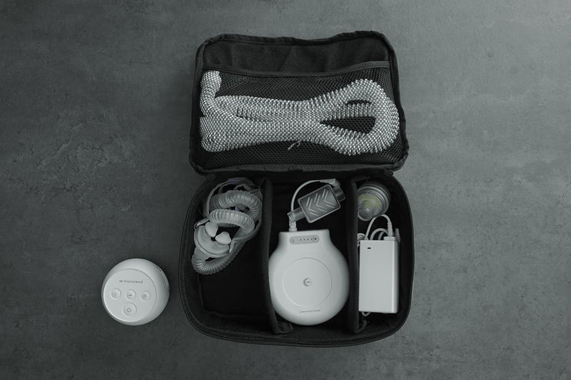 Transcend Micro Automatic Travel CPAP + PowerAway P8 Battery Bundle