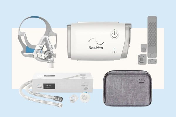 ResMed AirMini Automatic CPAP HumidX Starter Kit (Small AirTouch F20 Mask Included)