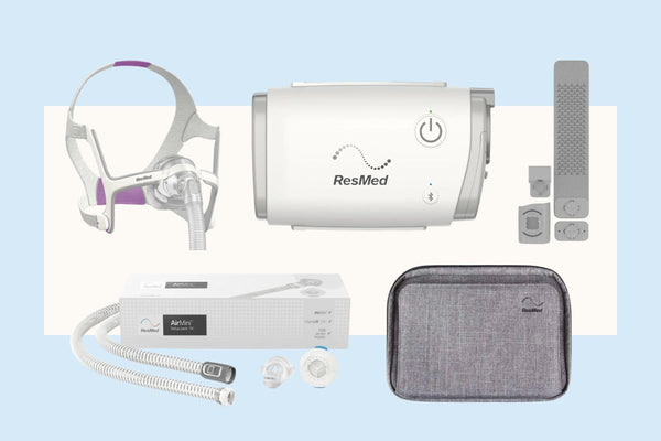 ResMed AirMini Automatic CPAP HumidX Starter Kit (Small AirTouch N20 For Her Mask Included)