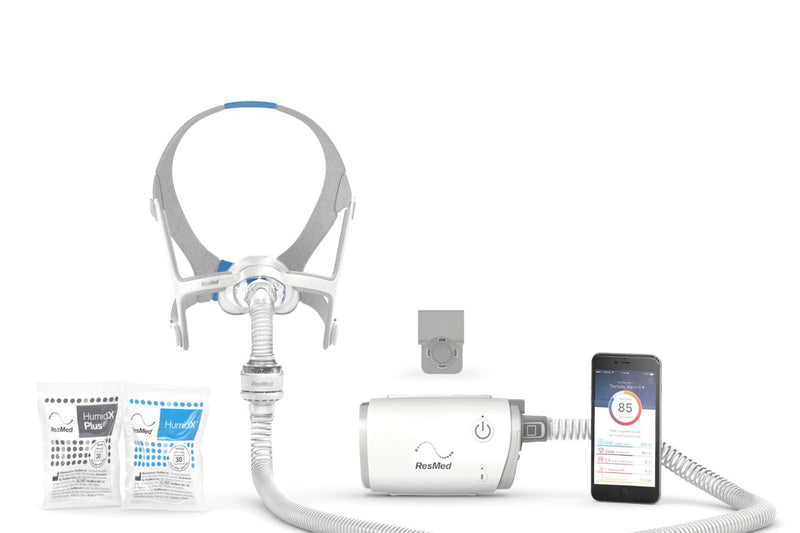 ResMed AirMini Automatic CPAP HumidX Starter Kit (Medium AirFit N20 Mask Included)